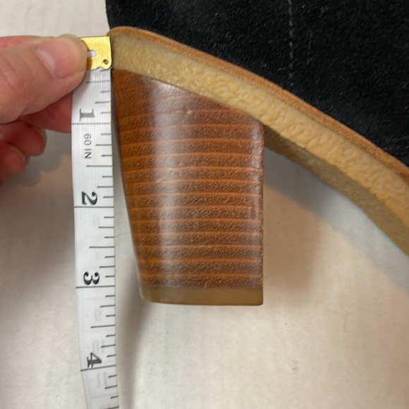 Coach Nikol Black Suede Booties Boots - Picture 12 of 14